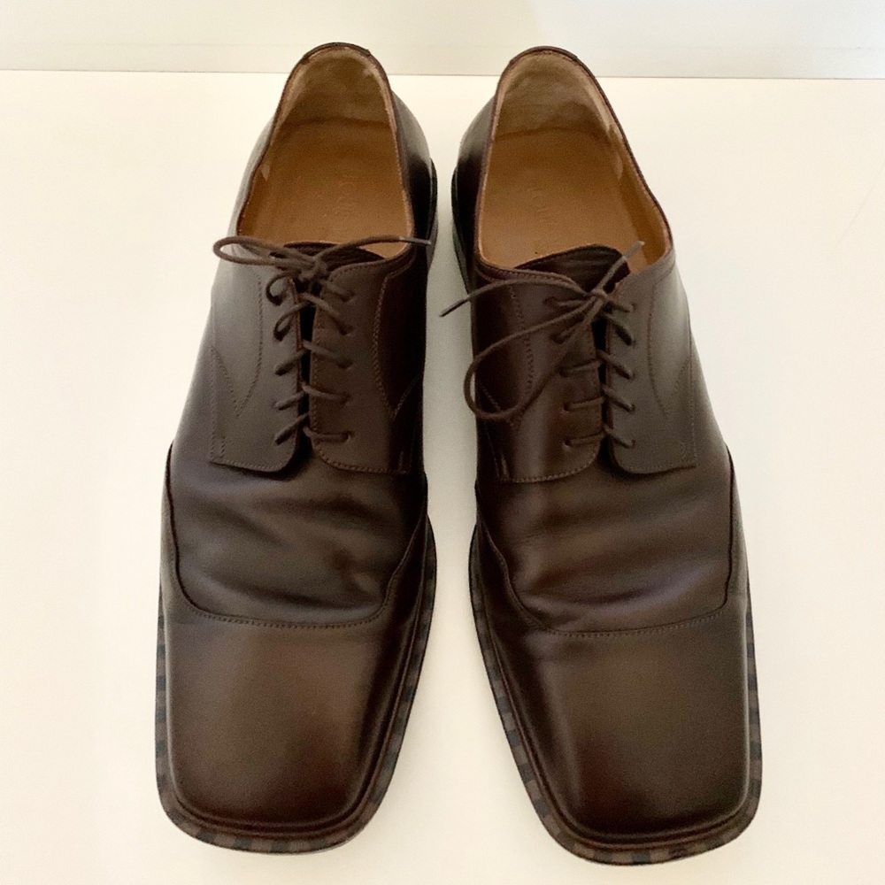 Louis Vuitton Men’s Oxford lace up Damier Monogram